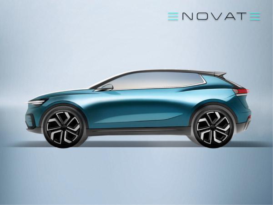 定于9月19日 ENOVATE首款车型官图将发布
