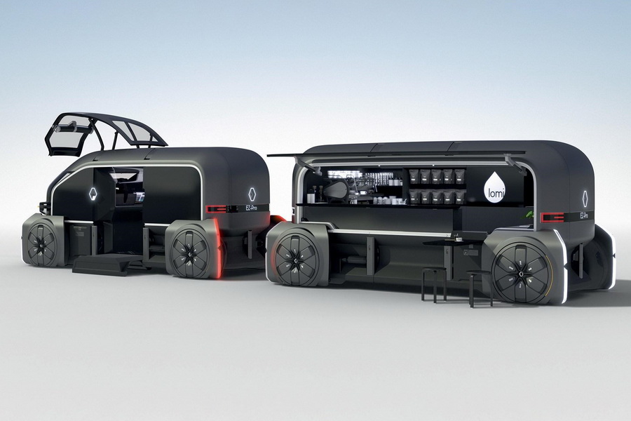 雷诺EZ-Pro商用概念车发布 定制车身/可列队行进