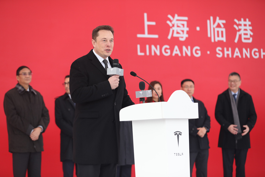 Model 3在中国开放选配 特斯拉上海超级工厂开工