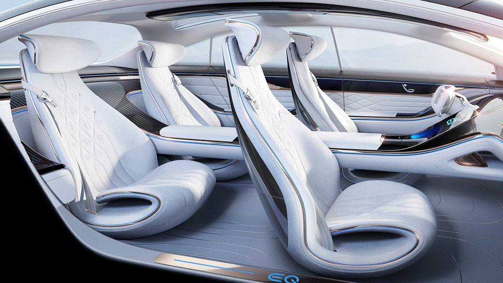 奔驰纯电动中大型车EQS量产版预告图曝光