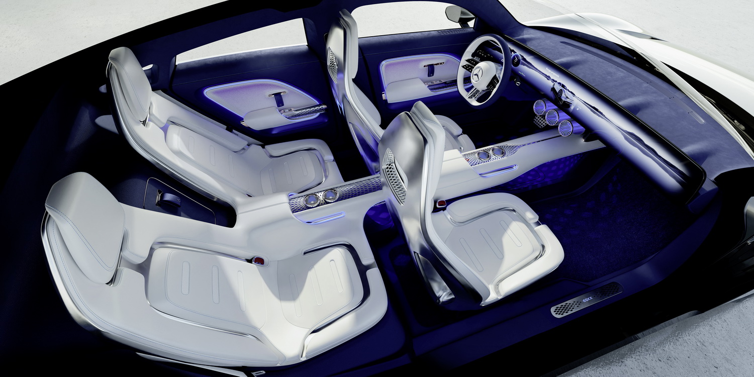 代表全新电动技术蓝图 奔驰VISION EQXX概念车发布