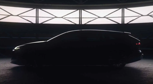 奥迪A6 Avant e-tron概念车预告图 新车或将近期发布