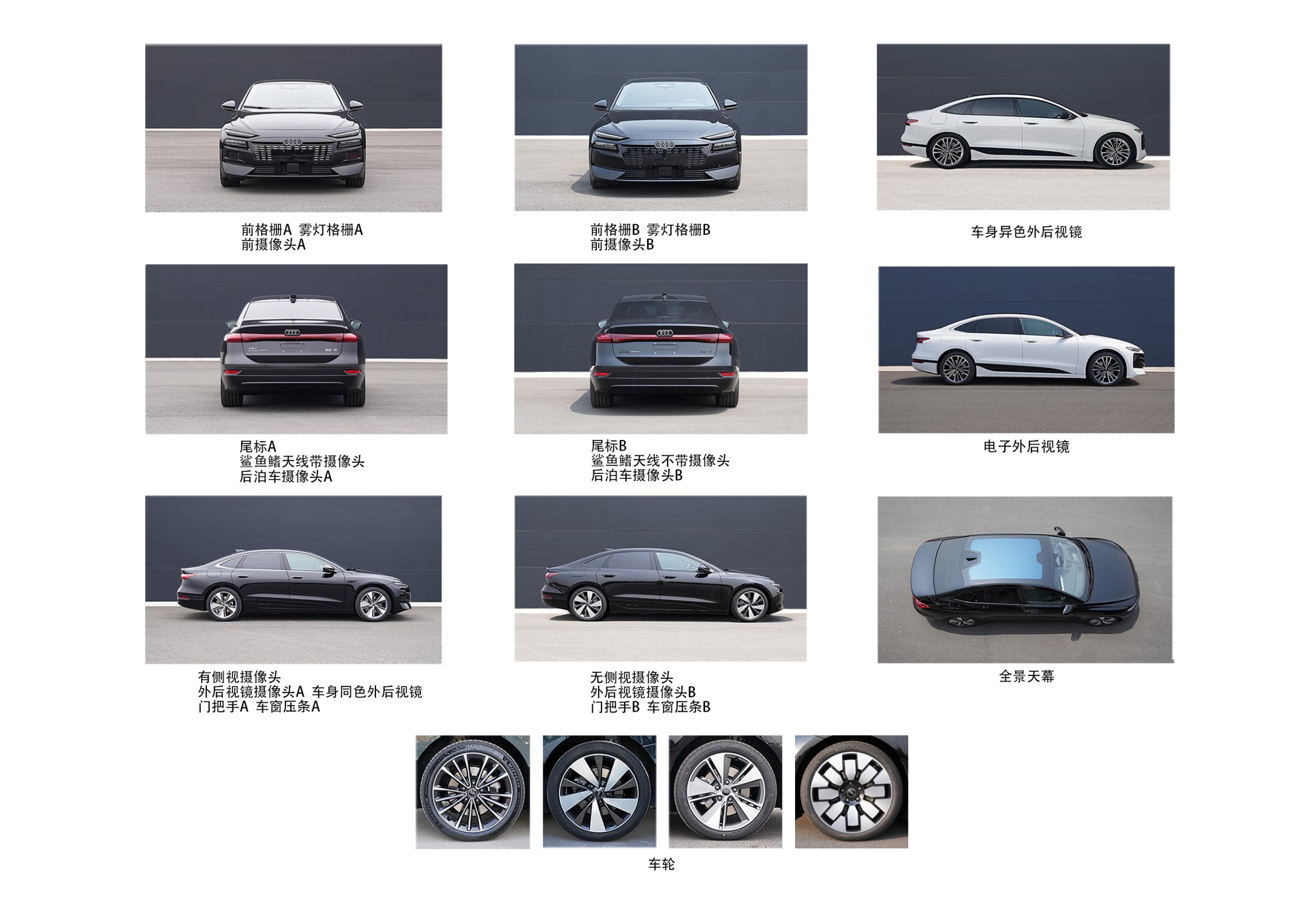 双电机+激光雷达 奥迪A6L e-tron四驱版申报图曝光